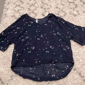 Navy Blue Top Medium